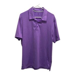 Adidas Men's Purple Golf Polo Shirt Size Medium